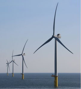 windmolens op de Noordzee